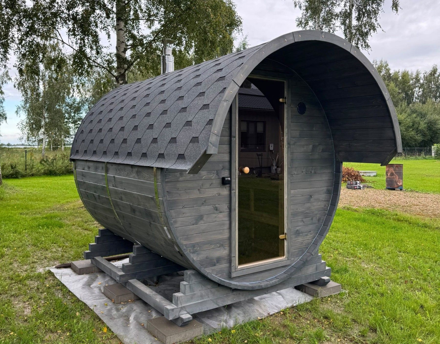 Mucas pirts, malkas krāsns, 5,75 m² — attēls 3