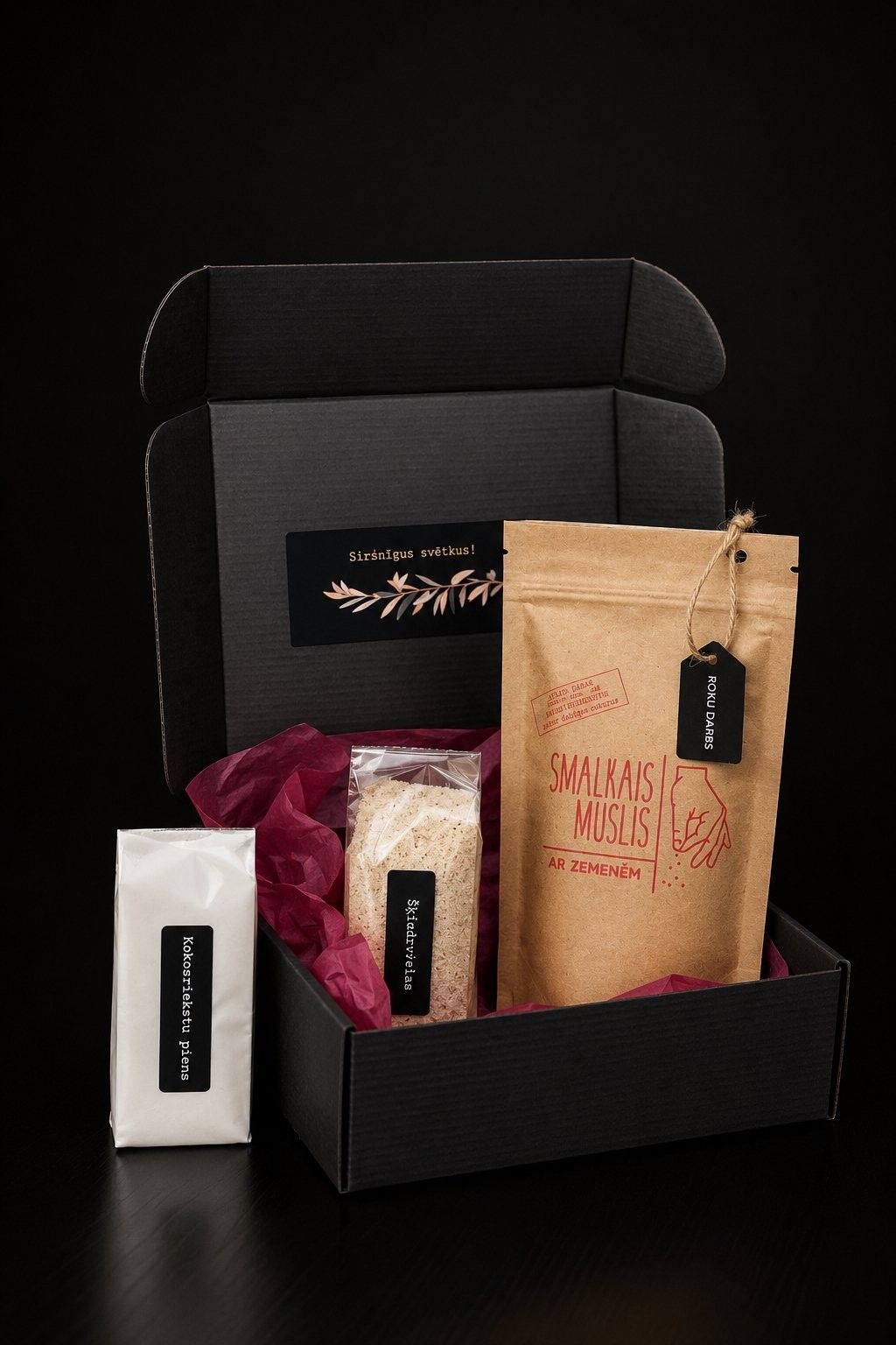 Dāvanu komplekts Smalkais Muslis, 370 g