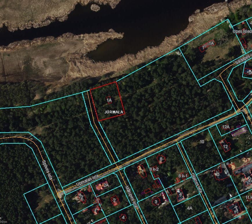 Zemes gabals 2994 m², Mārupes iela 1A, Jūrmala — attēls 3