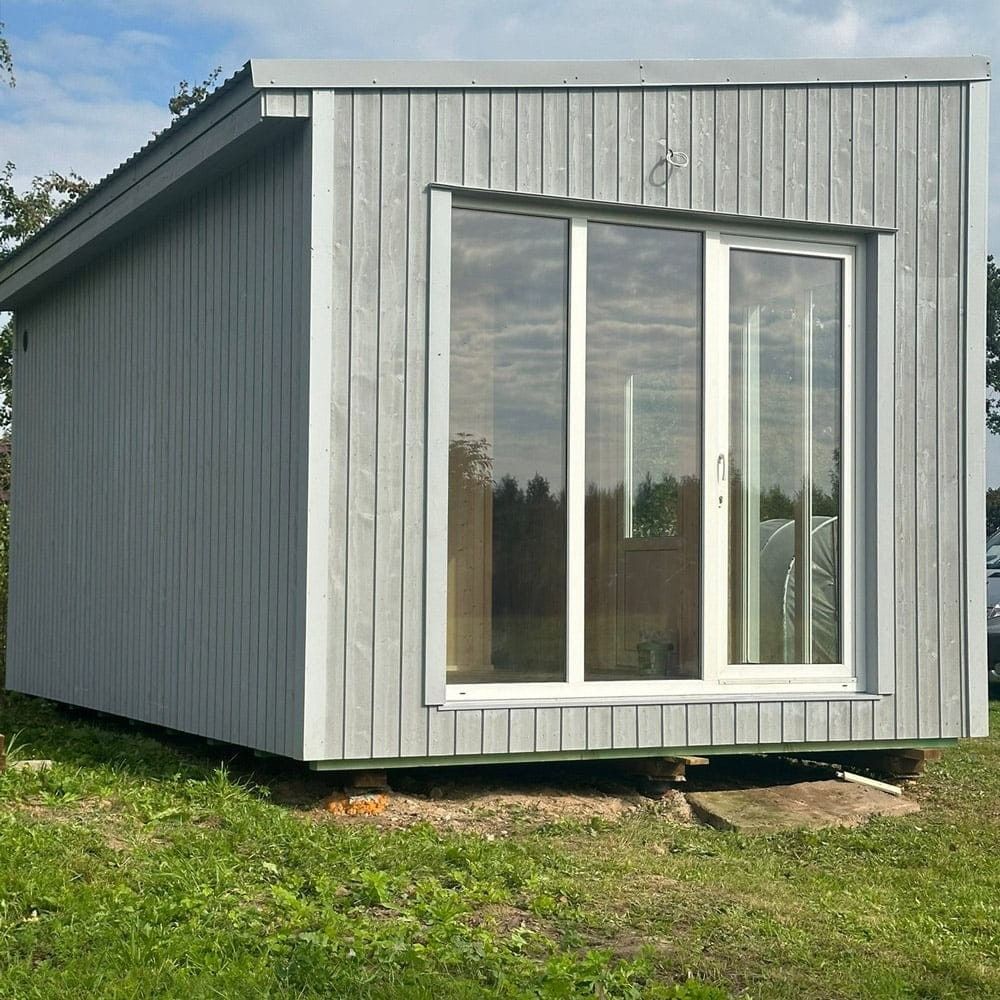 Karkasa pirts, malkas krāsns, 18 m², 8 personām — attēls 5