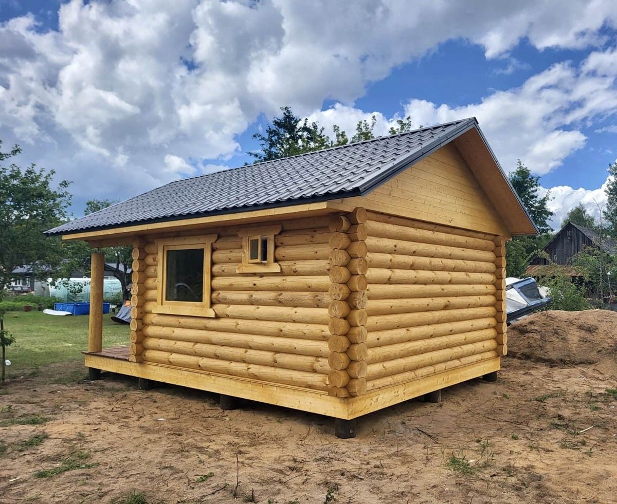 Guļbūves pirts, malkas krāsns, 27 m² — attēls 2