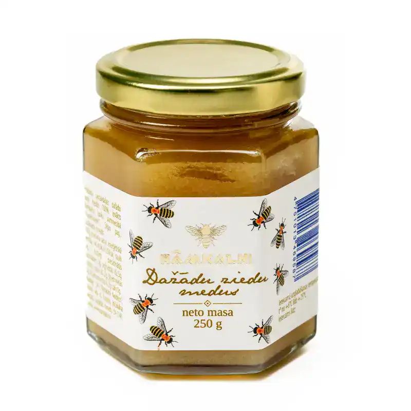 Dažādu ziedu BIO medus, 250 g
