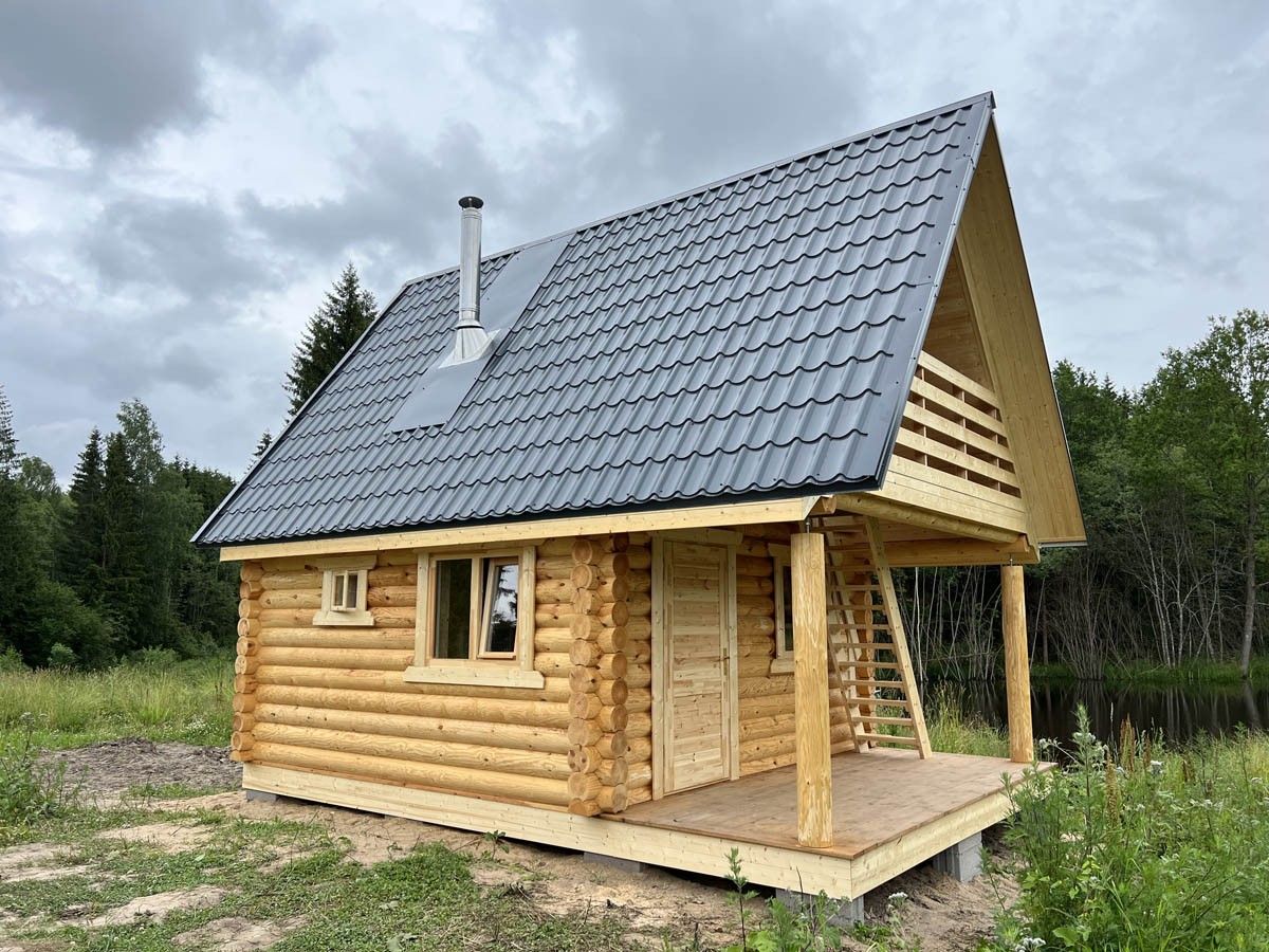 Guļbūves pirts, malkas krāsns, 51 m²