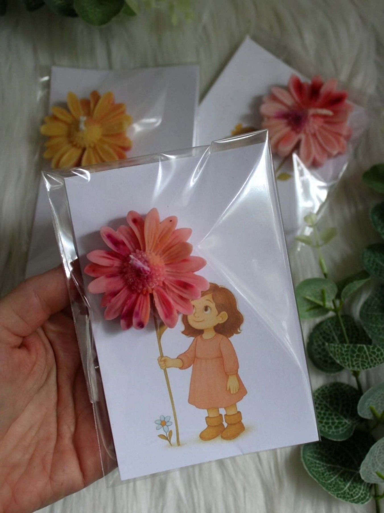 Svētku kartiņa Mājas darinājumi, vienpusēja, platums 9,5 cm — attēls 3