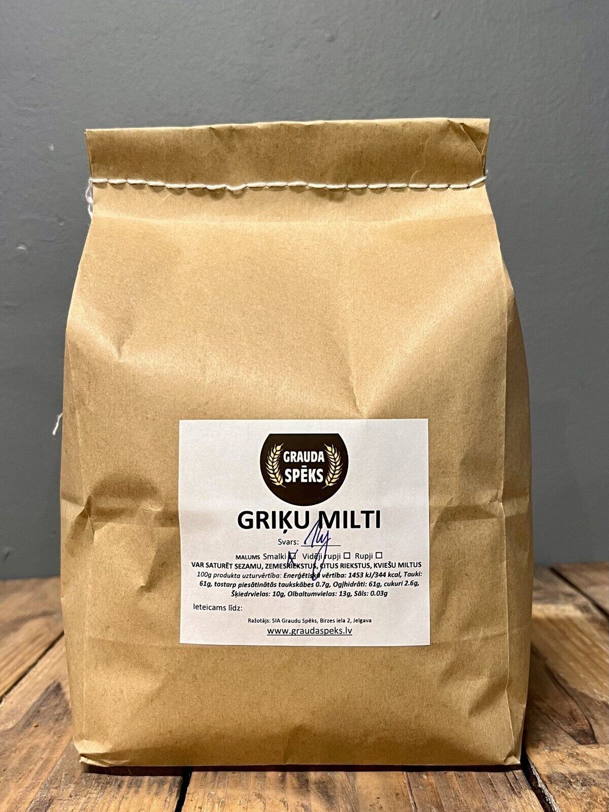 Griķu milti, smalki, 1 kg