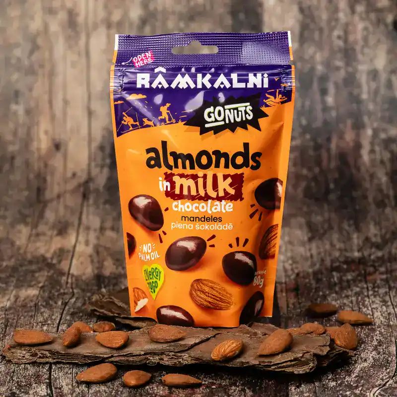 Mandeles piena šokolādē, 80 g — attēls 2