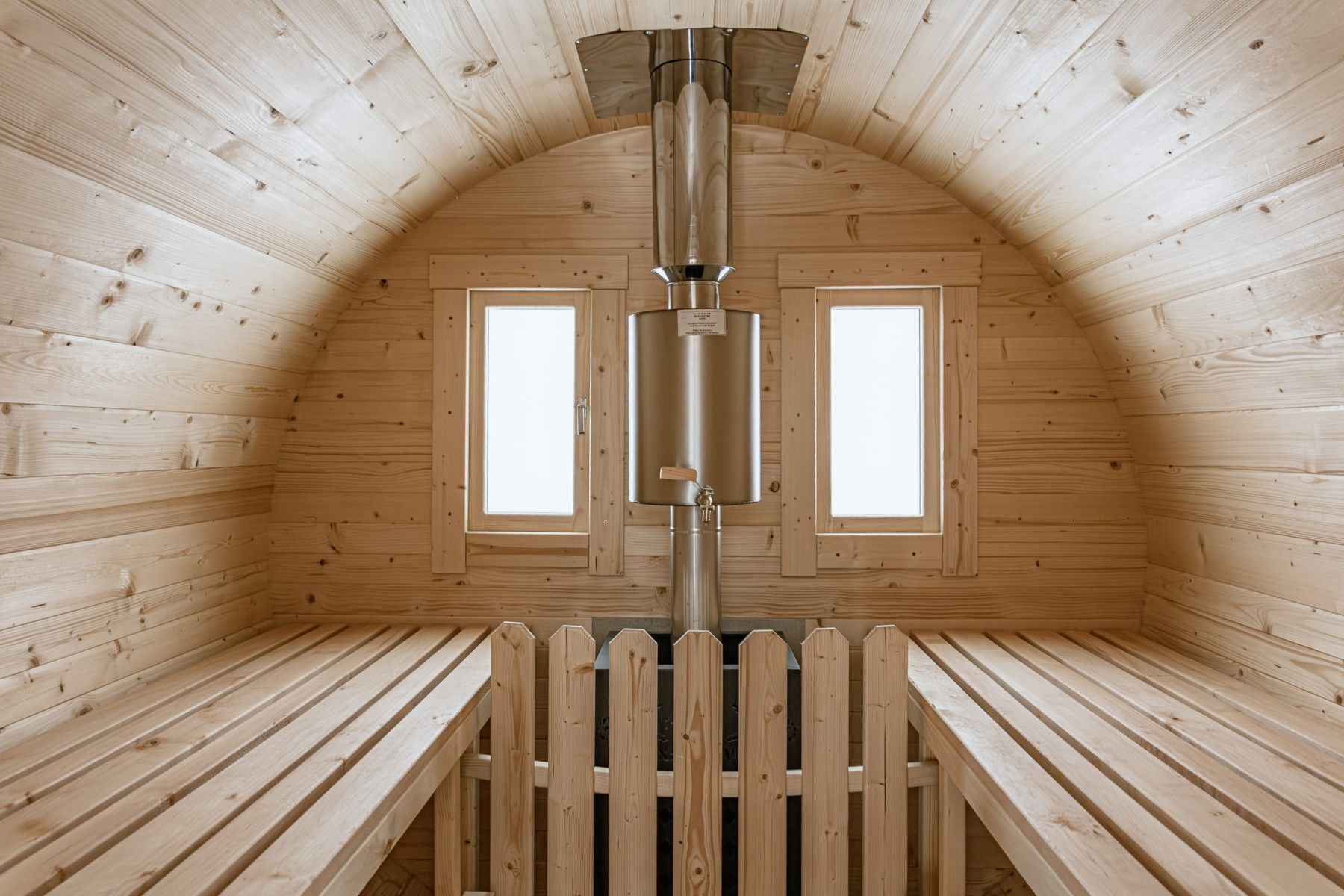 Mucas pirts, malkas krāsns, 5,75 m² — attēls 4