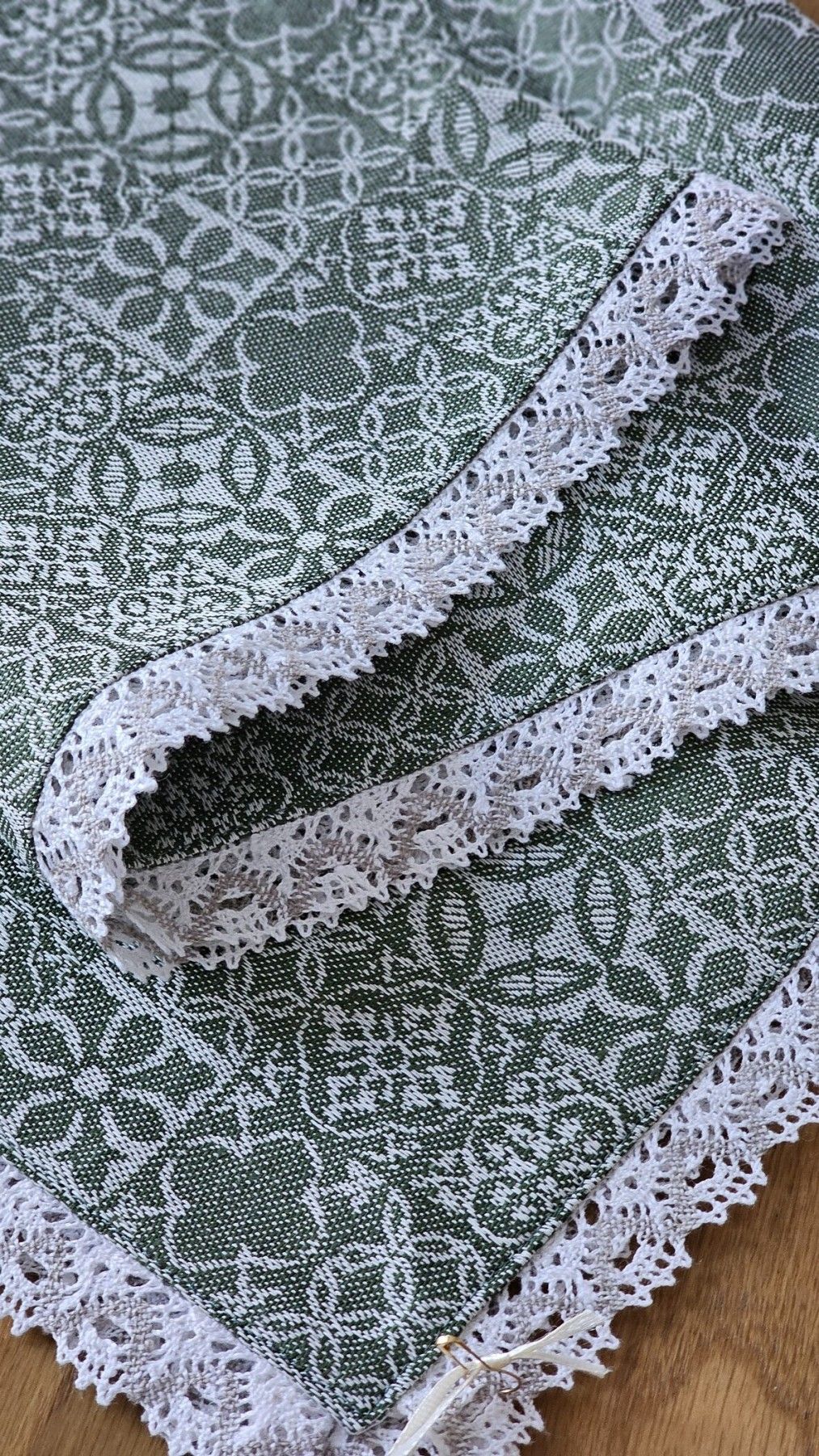 Galdauts MiPe Design, platums 37 cm, garums 155 cm, lins — attēls 3