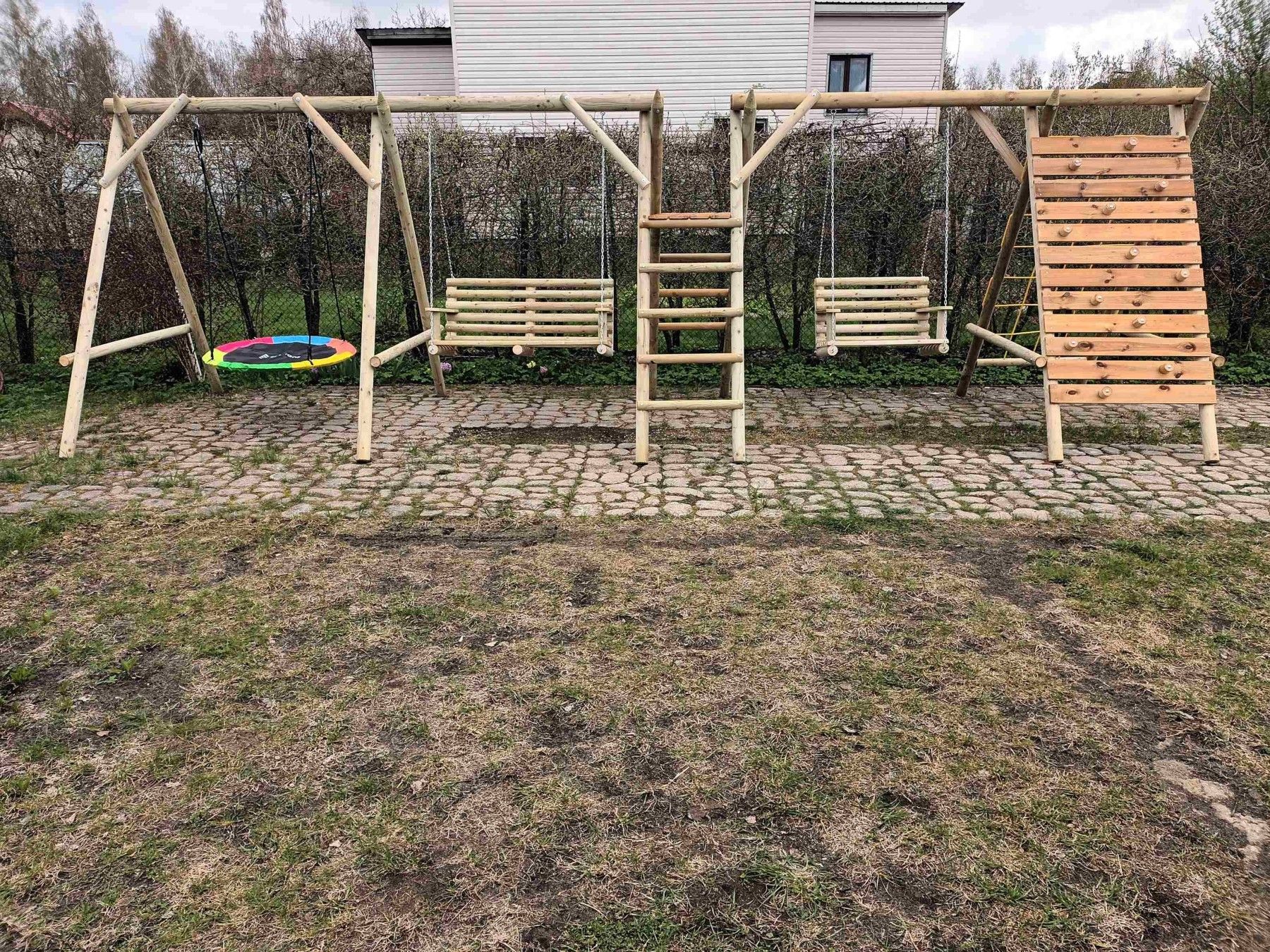 Rotaļu komplekss, platums 2,2 m, garums 7 m, augstums 2,2 m