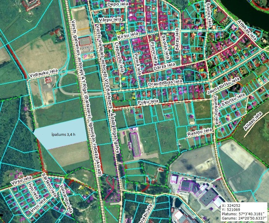 Zemes gabals 3,4 ha, Vidlauku iela 9, Ādaži — attēls 4