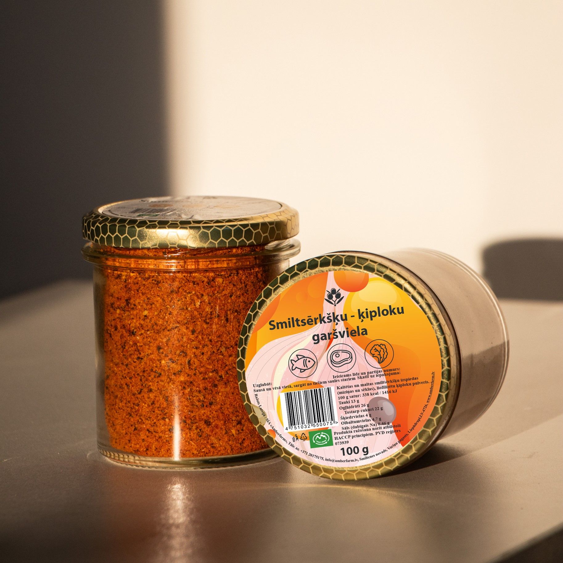Smiltsērkšķu-ķiploku garšviela, 100 g