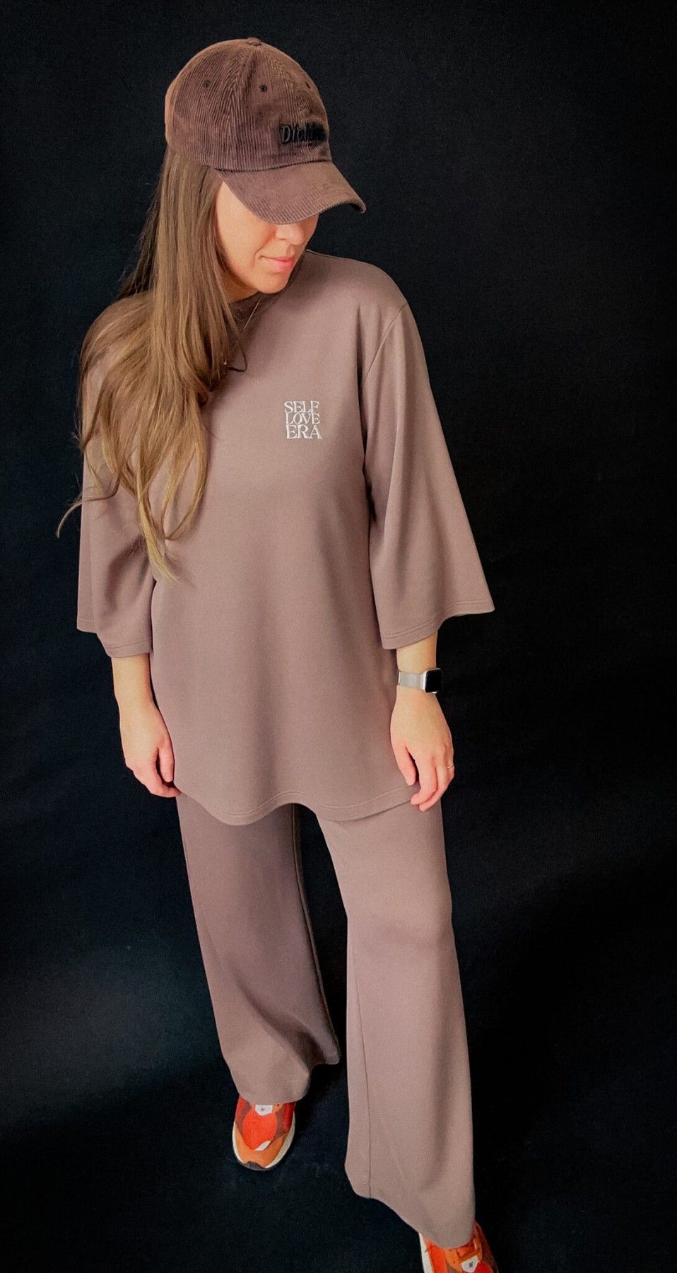 Sieviešu kostīms PIENALOTÉ, S, M, L, XL, brūnā krāsā