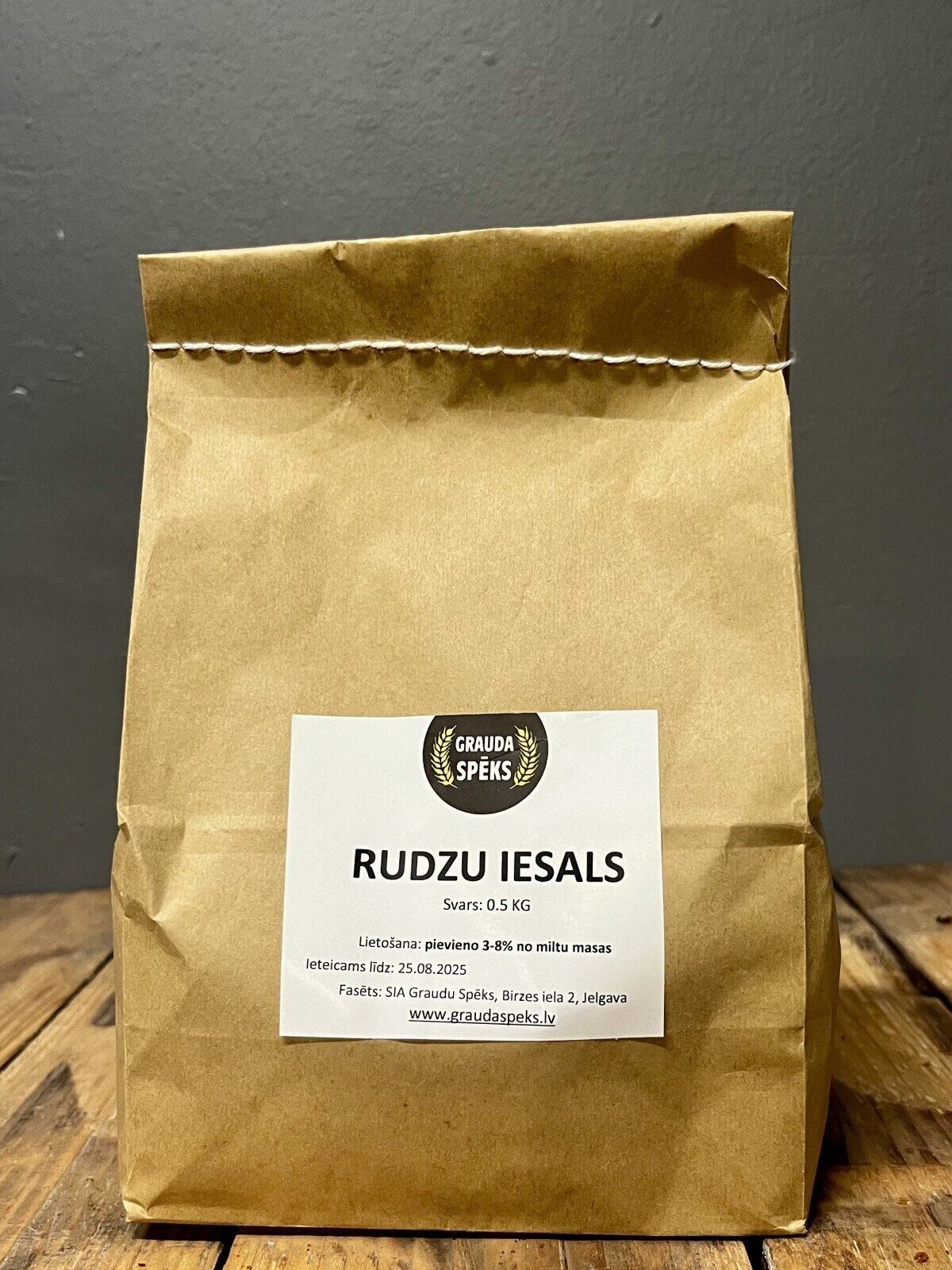 Rudzu iesals, 500 g