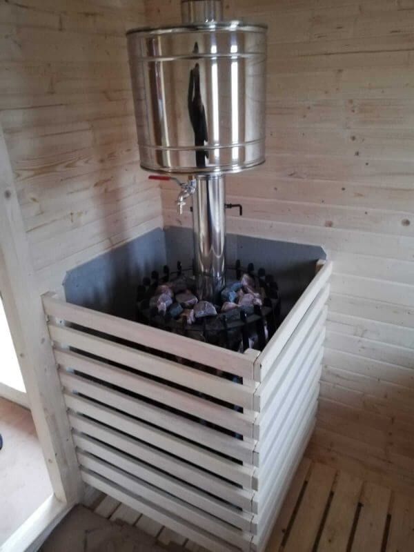Mucas pirts, malkas krāsns, 13,8 m² — attēls 4