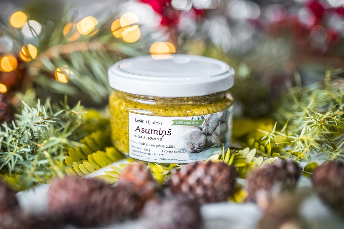 Ķiploku mērce „Asumiņš” lauku gaumē (ar mārrutkiem), 170 g