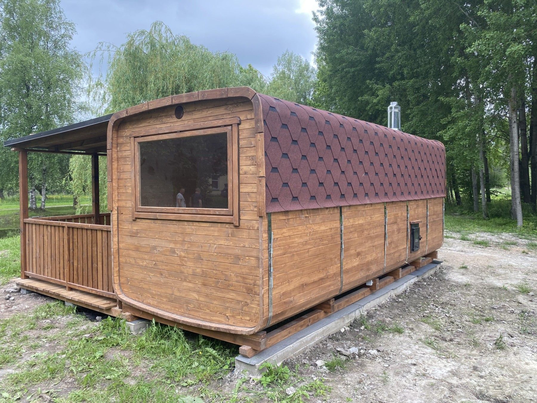 Mucas pirts, malkas krāsns, 28,2 m² — attēls 3