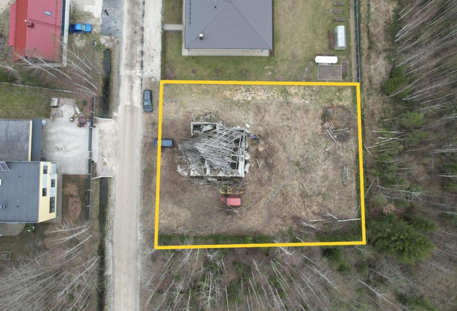 Zemes gabals 1221 m², Balto Ķiršu iela 17, Salaspils pagasts — attēls 4
