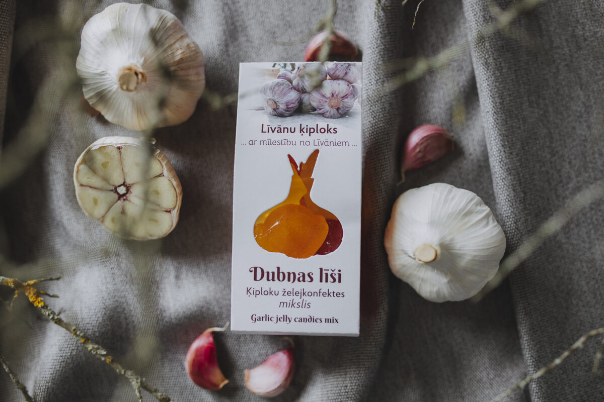 Ķiploku želejkonfektes „Dubnas līši”, 5 garšas, 150 g
