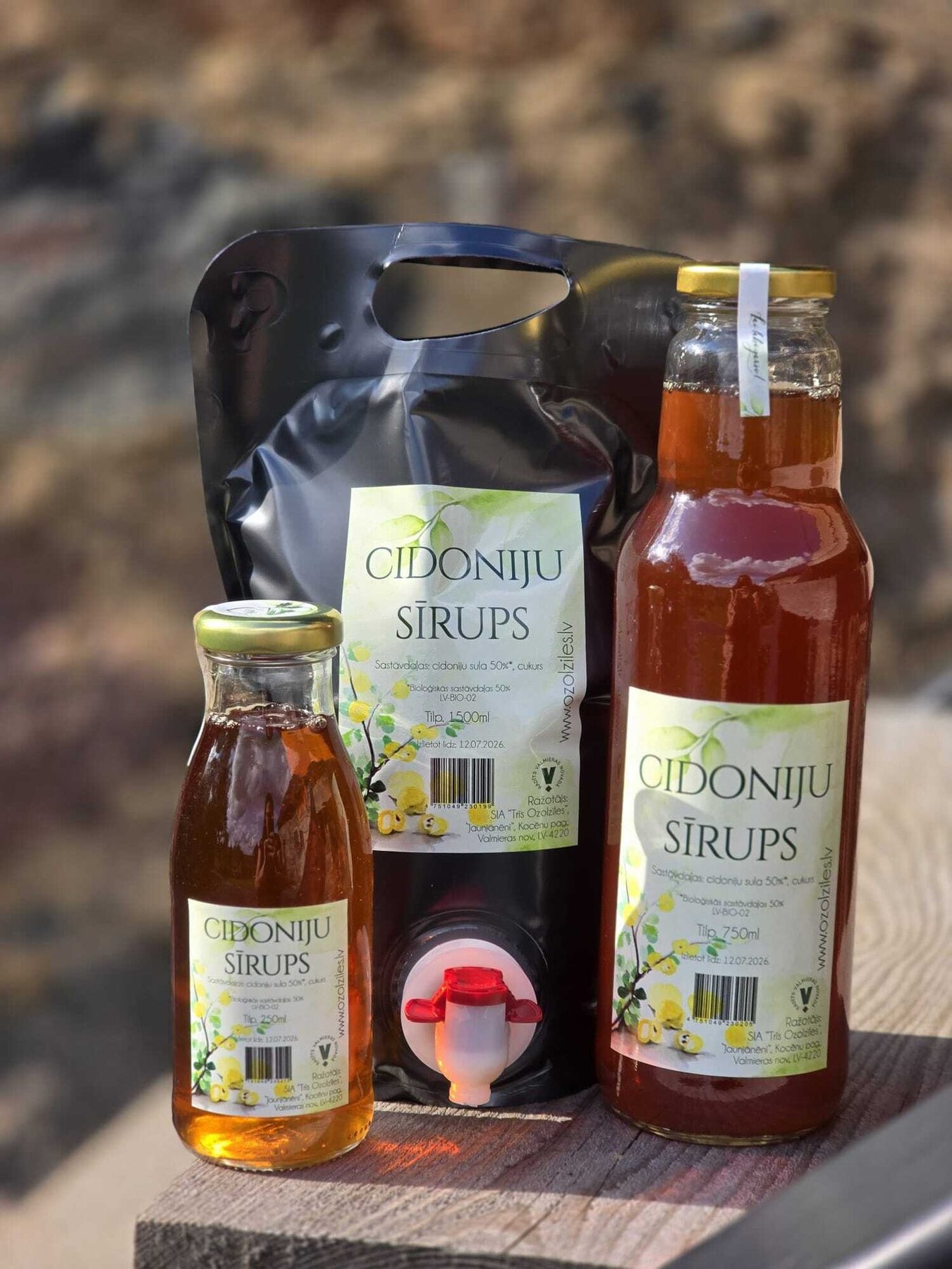 Cidoniju sīrups, 750 ml