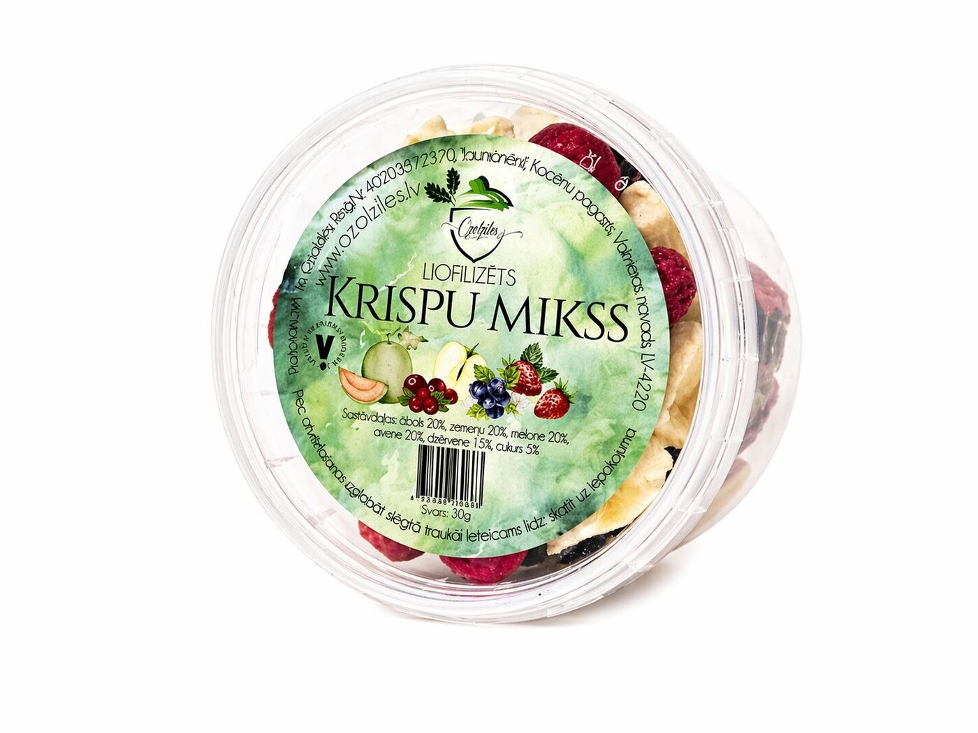Krispu mikss ar dzērveni un meloni, 365 ml — attēls 2