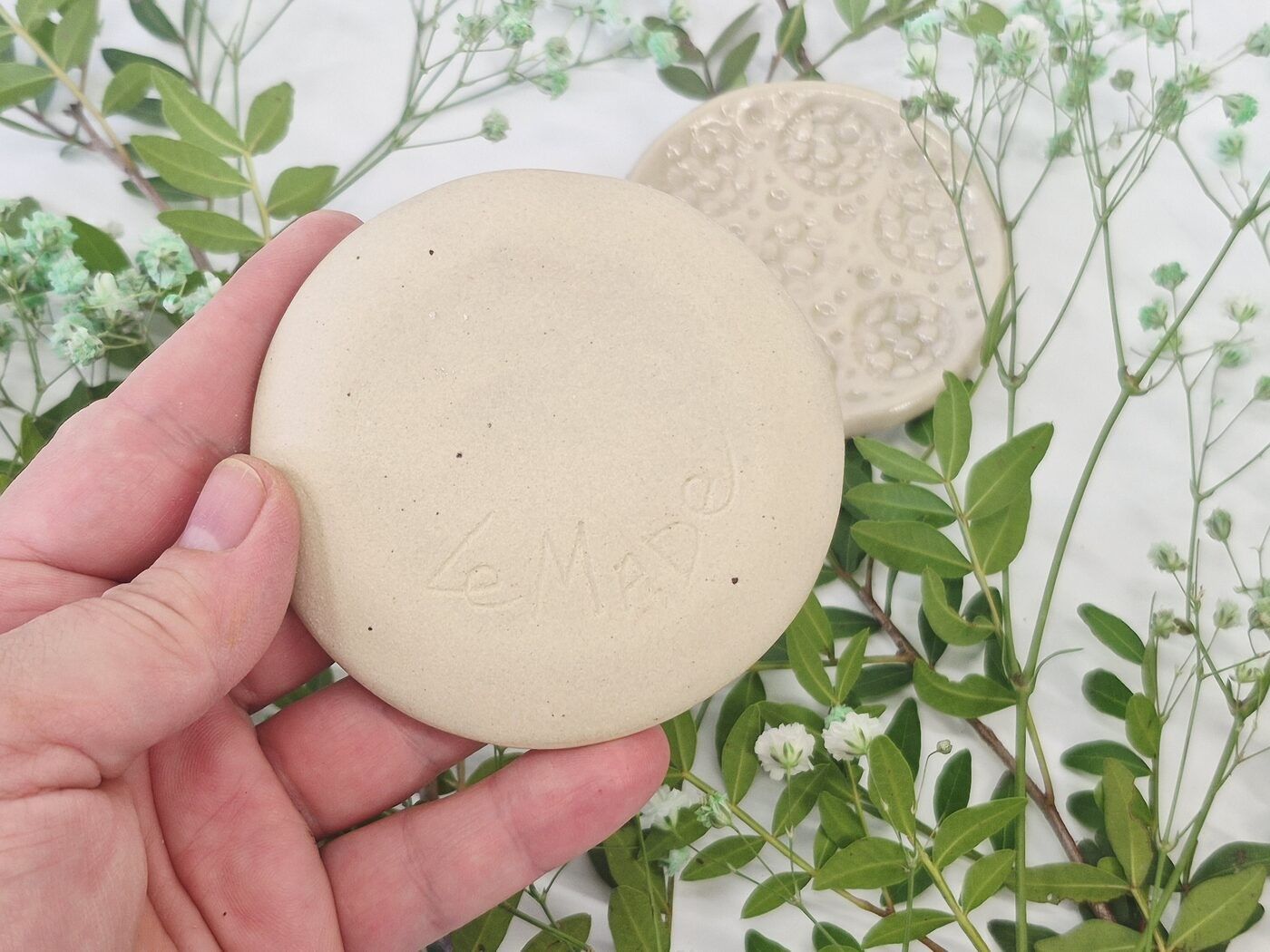 Servēšanas šķīvis LeMade, 8,5 cm, keramika, bēšā krāsā — attēls 4