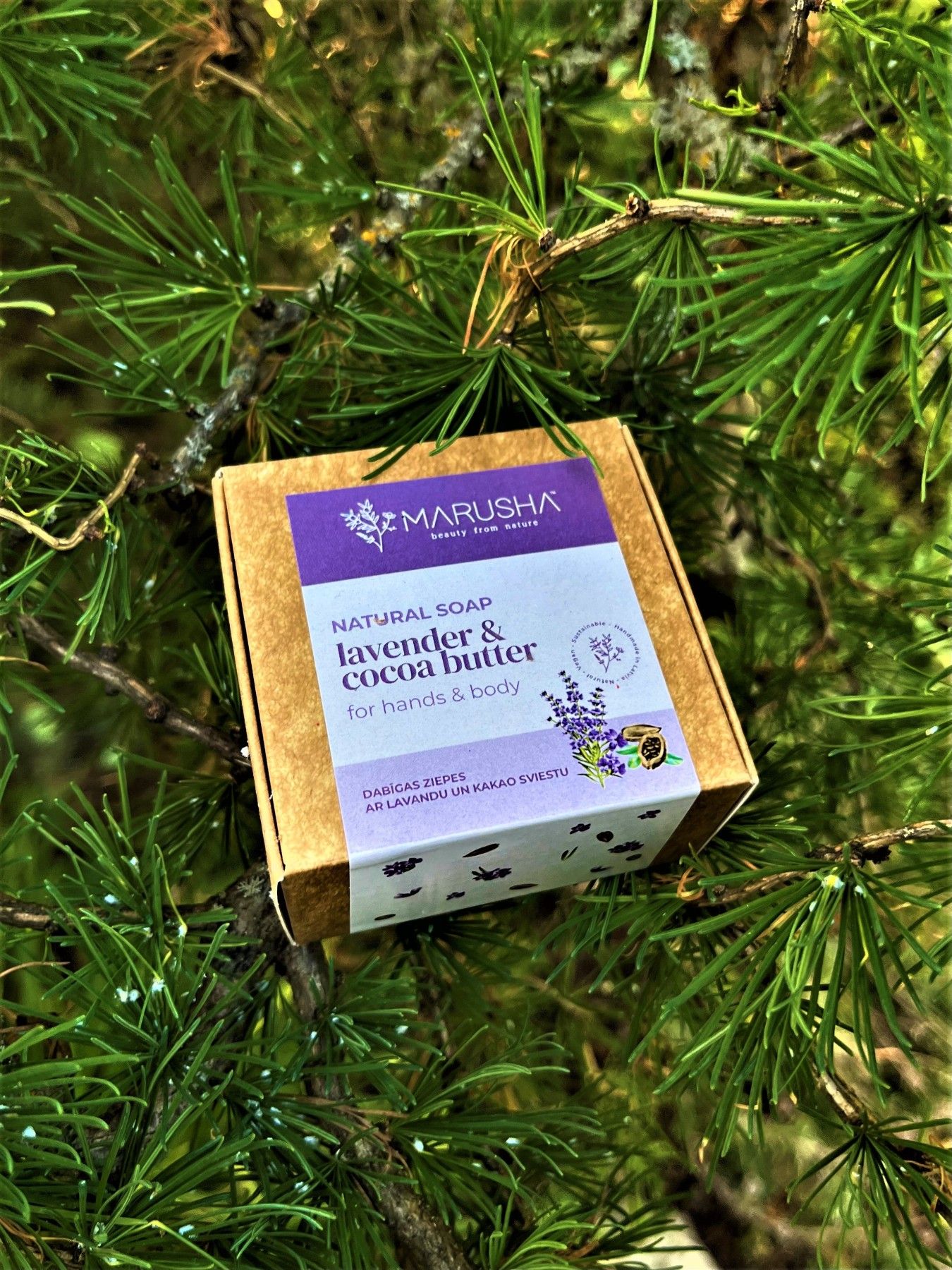 Cietās ziepes MARUSHA, ziedu aromāts, 85 g — attēls 2