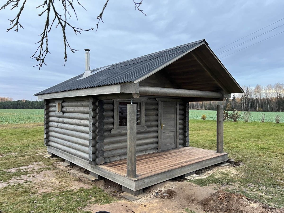 Guļbūves pirts, malkas krāsns, 27 m² — attēls 5