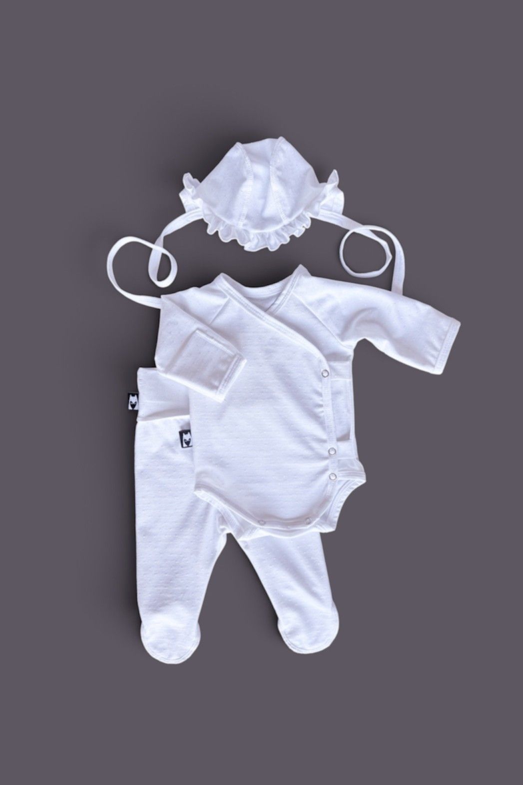 Zīdaiņu bodijs BaraBeku Kids, 50, 56 cm, kokvilna — attēls 3