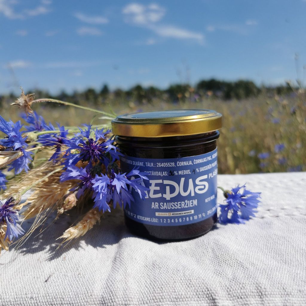 Medus ar sausseržiem, 180 g