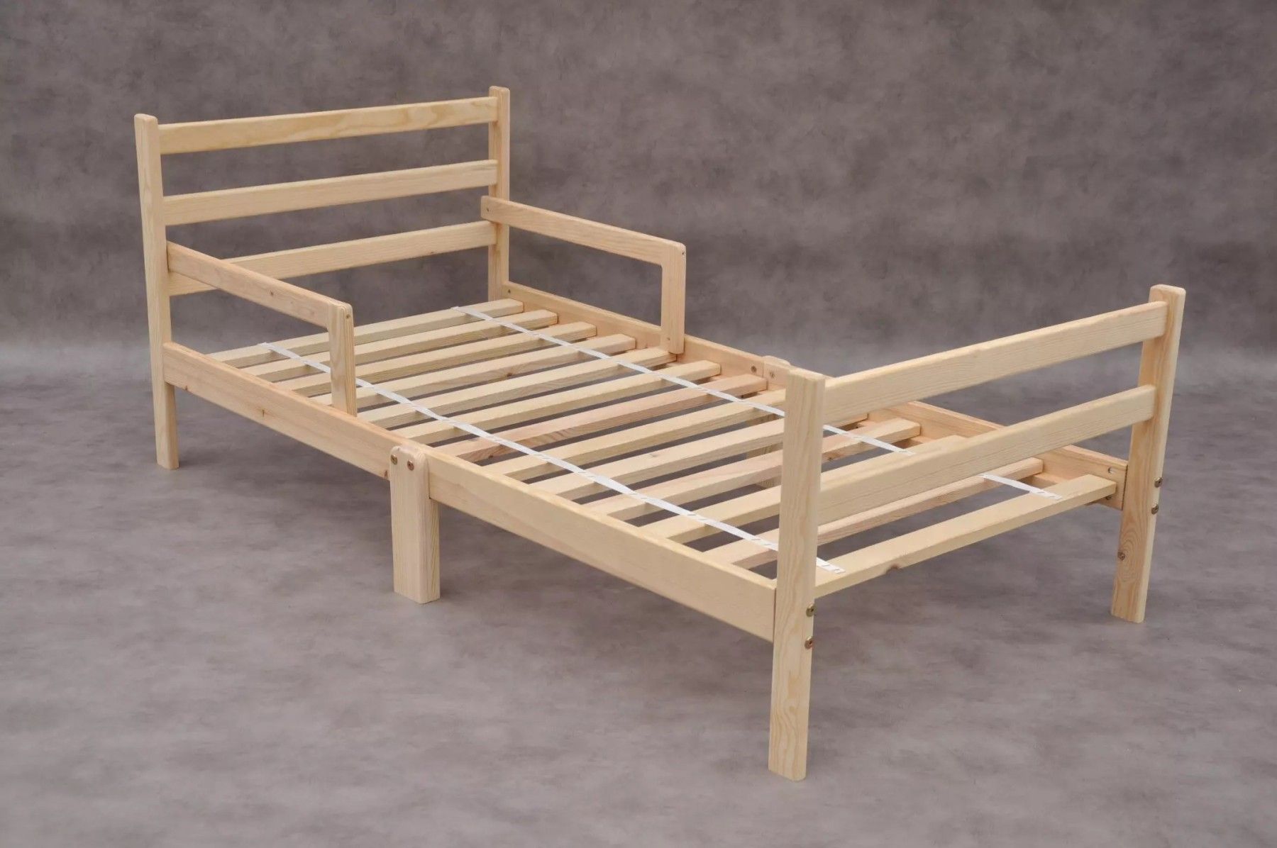 Bērnu gultiņa Barin Toys, 70 × 140 cm, koks — attēls 2