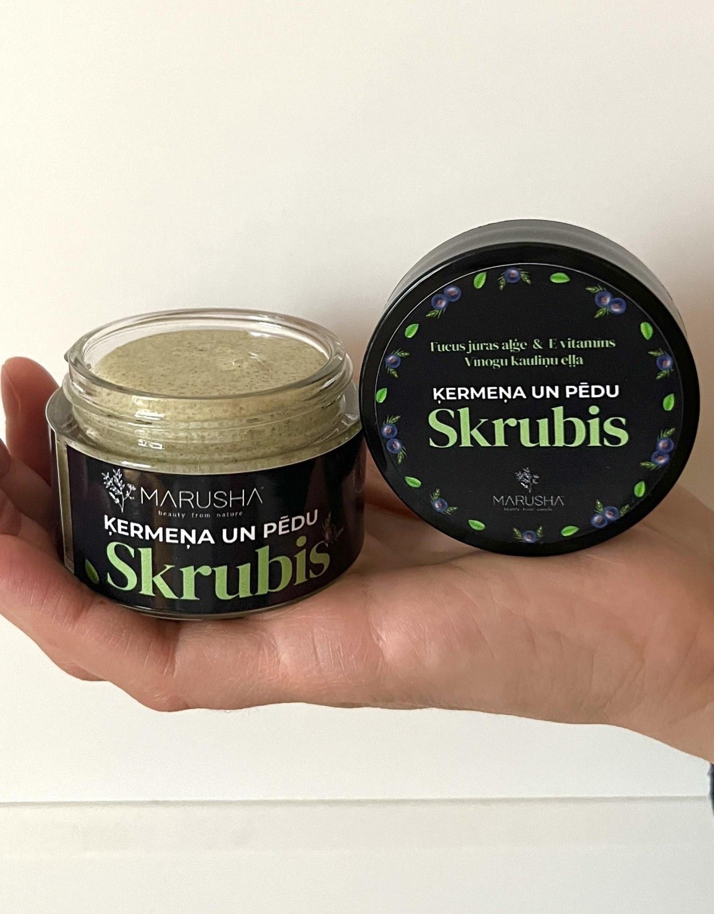 Ķermeņa skrubis MARUSHA, koksnes aromāts — attēls 3