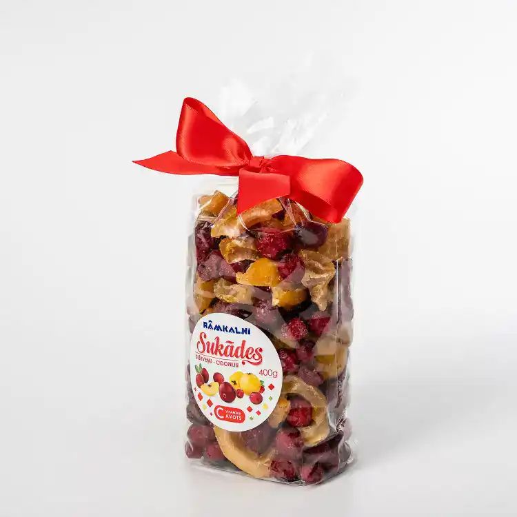 Lielogu dzērveņu un krūmcidoniju sukādes, 400 g — attēls 2