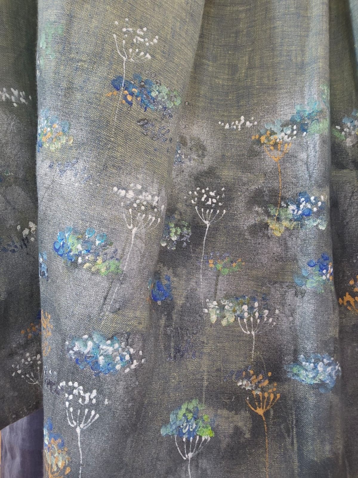 Svārki Agnese Vaļiniece, 4XL, 5XL, 6XL, maksi, lins — attēls 3
