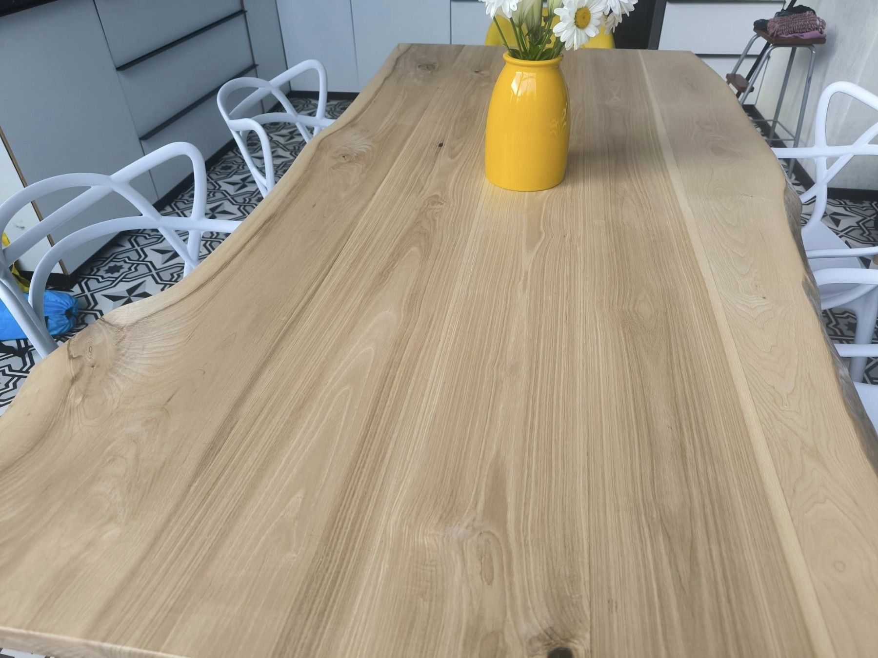 Galds Ēvele Mēbele, ēdamgalds, osis, platums 100 cm — attēls 3