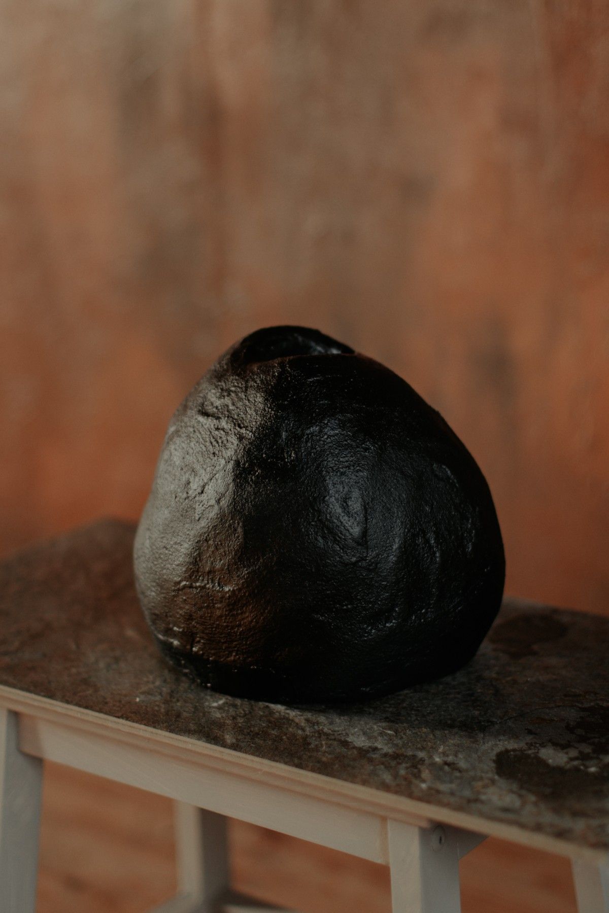 Vāze Artterrace, augstums 22 cm, melnā krāsā — attēls 4