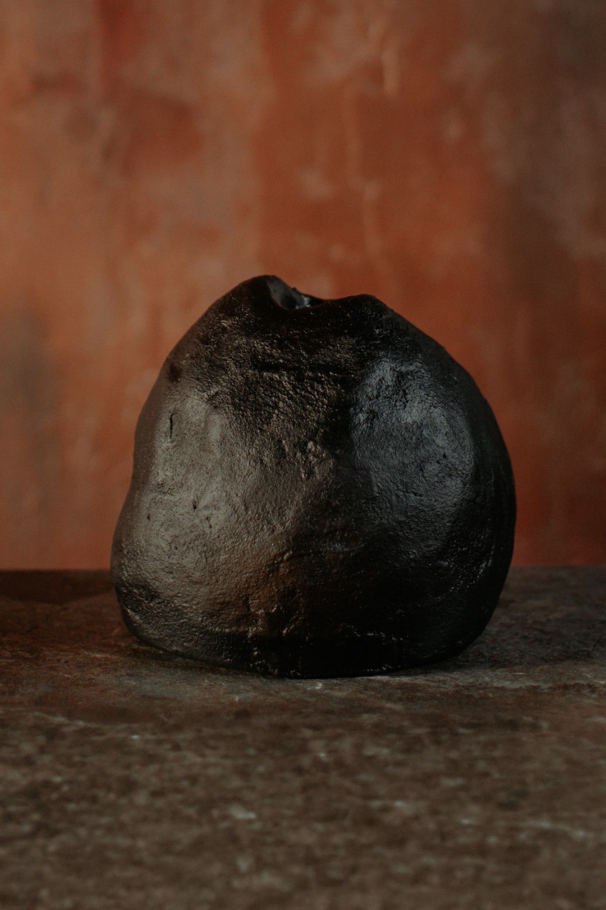 Vāze Artterrace, augstums 22 cm, melnā krāsā — attēls 2
