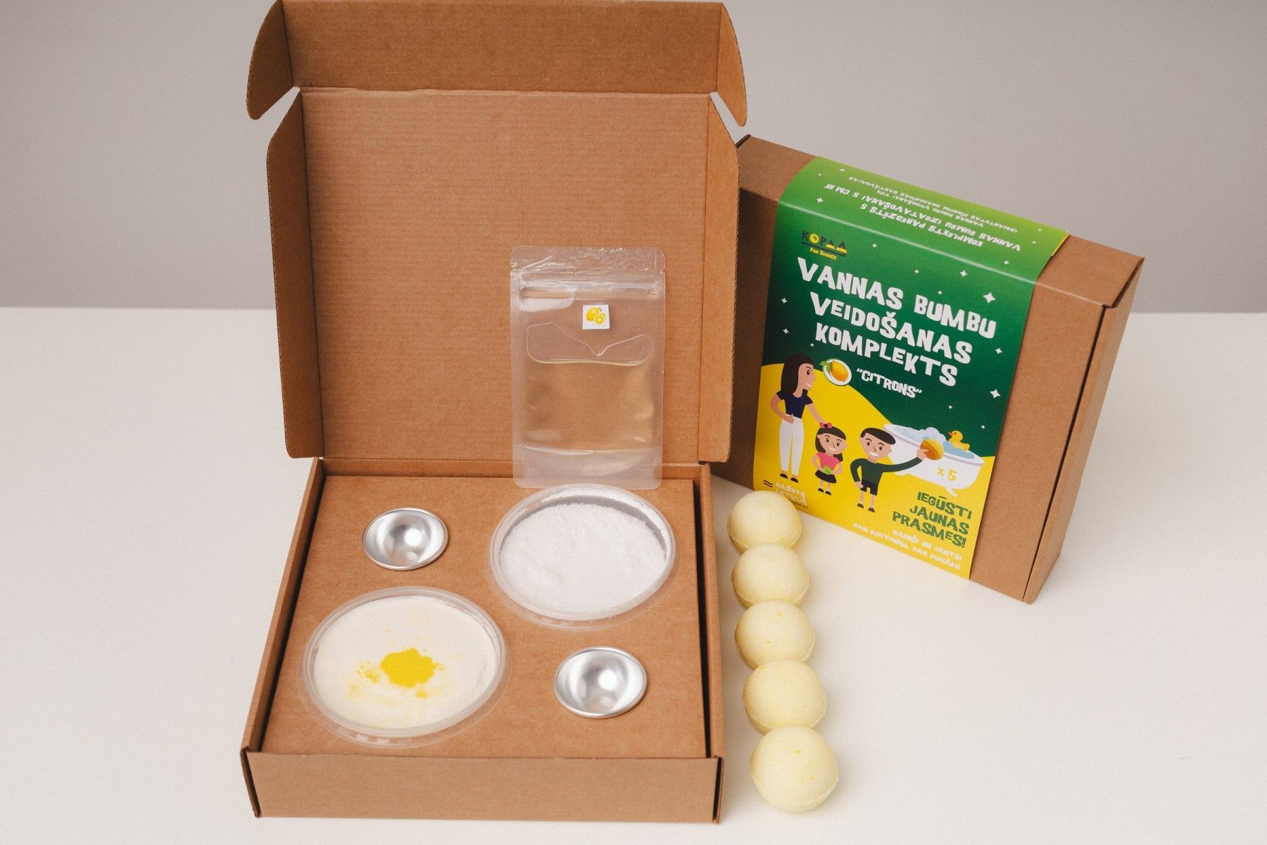 Vannas bumbas KOPAA, citrusu aromāts — attēls 4