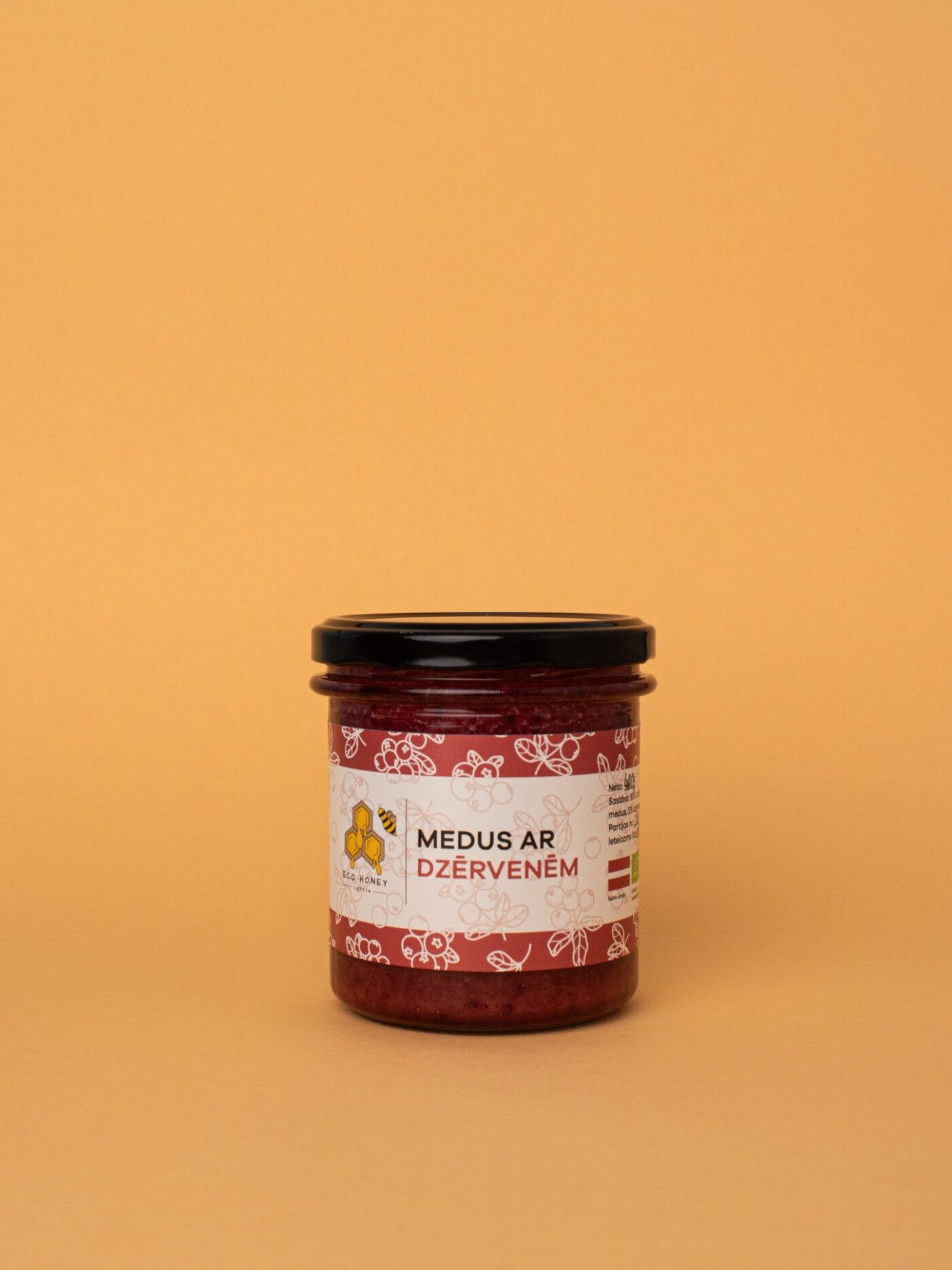 Medus ar piedevām EcoHoney Latvia, 150 g, krēmveida (putots) — attēls 3