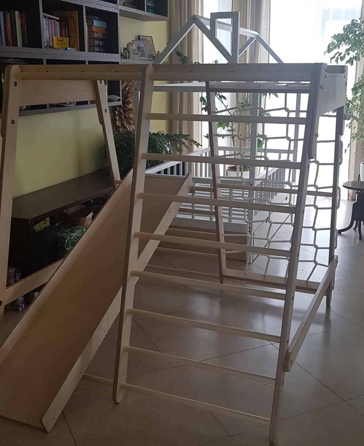 Rotaļu komplekss, platums 1,5 m, garums 1,5 m, koks — attēls 5