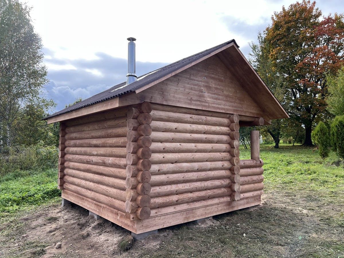 Guļbūves pirts, malkas krāsns, 18 m² — attēls 5