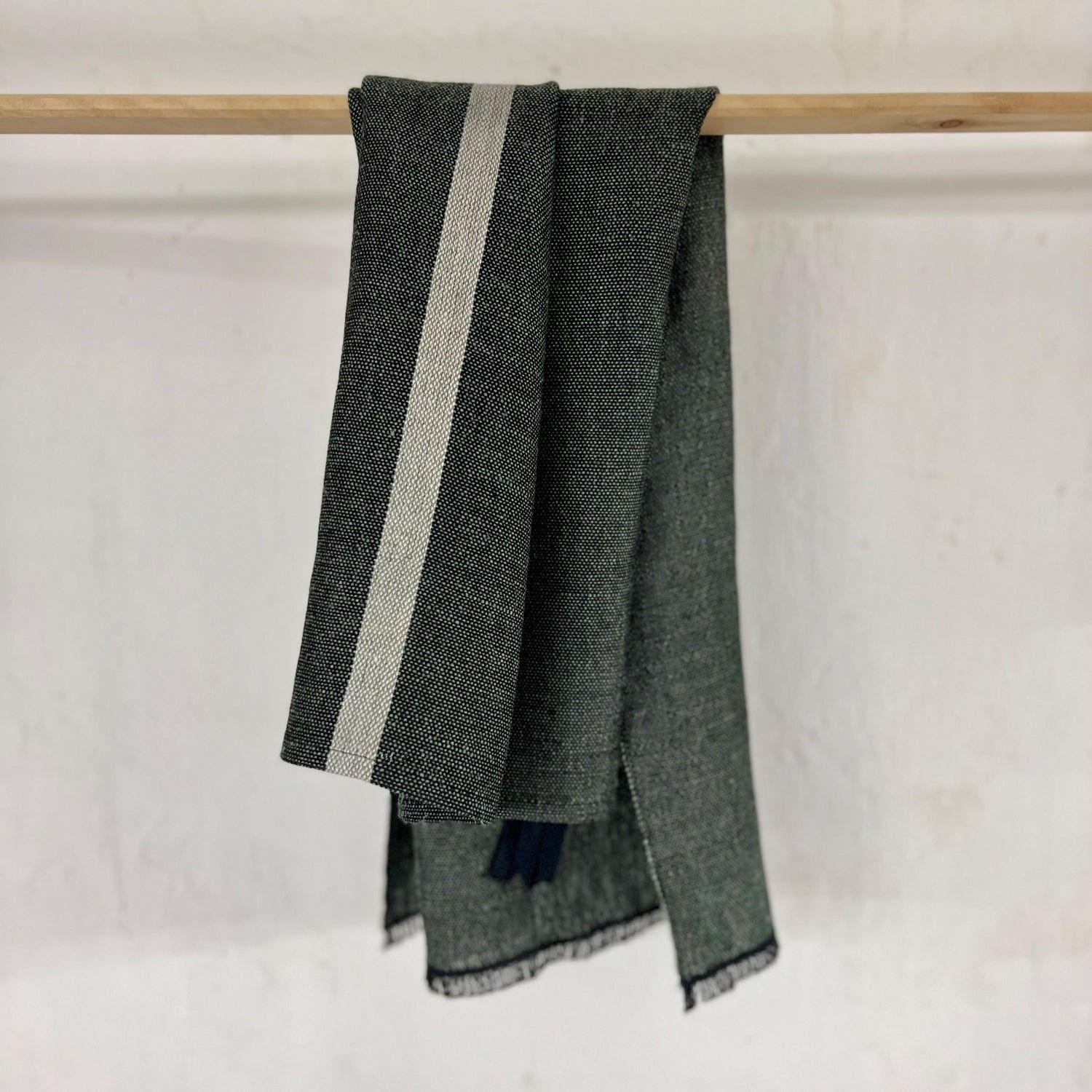 Dvielis Studio Natural, lins, zaļā krāsā — attēls 3