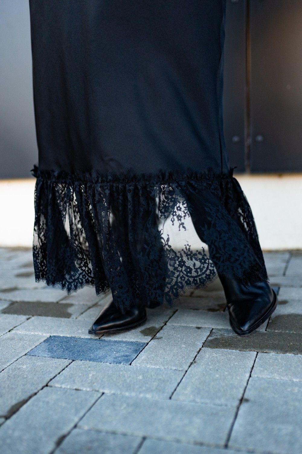 Kleita DEJAMOON, S, M, L, XL, XXL, maksi, satīns — attēls 5