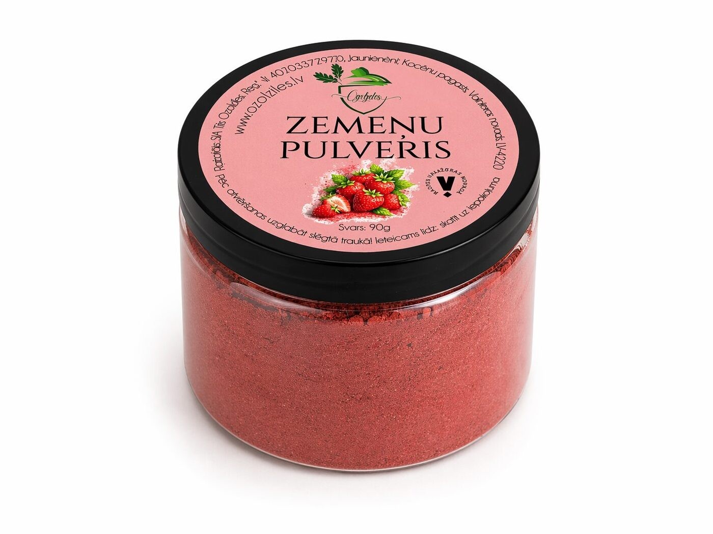 Krispuču pulveris — liofilizētu ogu un augļu pulveris — attēls 2