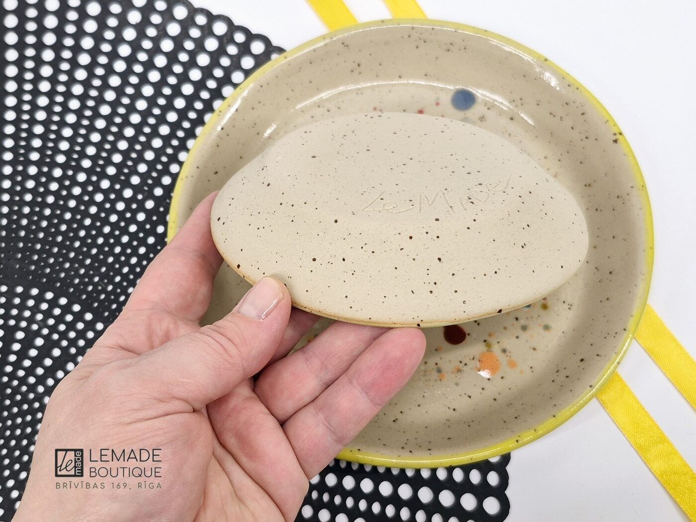 Šķīvji LeMade, 13 cm, akmensmasa, bēšā krāsā — attēls 5