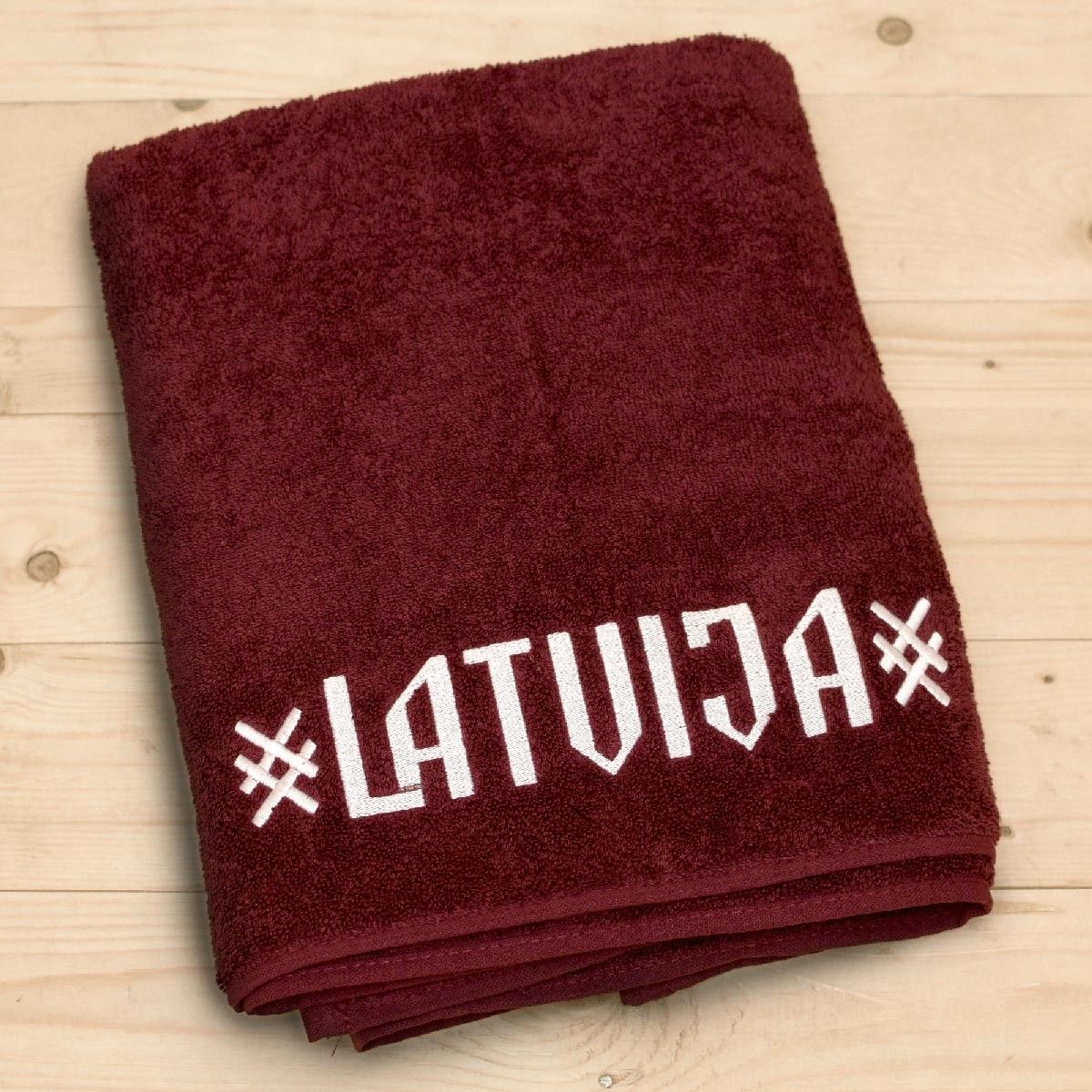 Dvielis Gunchi, vannas, 70x140, kokvilna, bordo krāsā