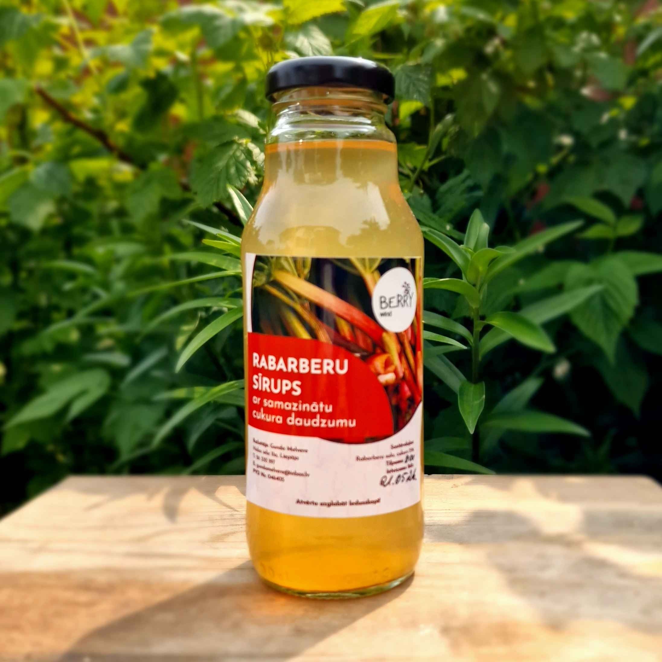 Rabarberu sīrups, 300 ml