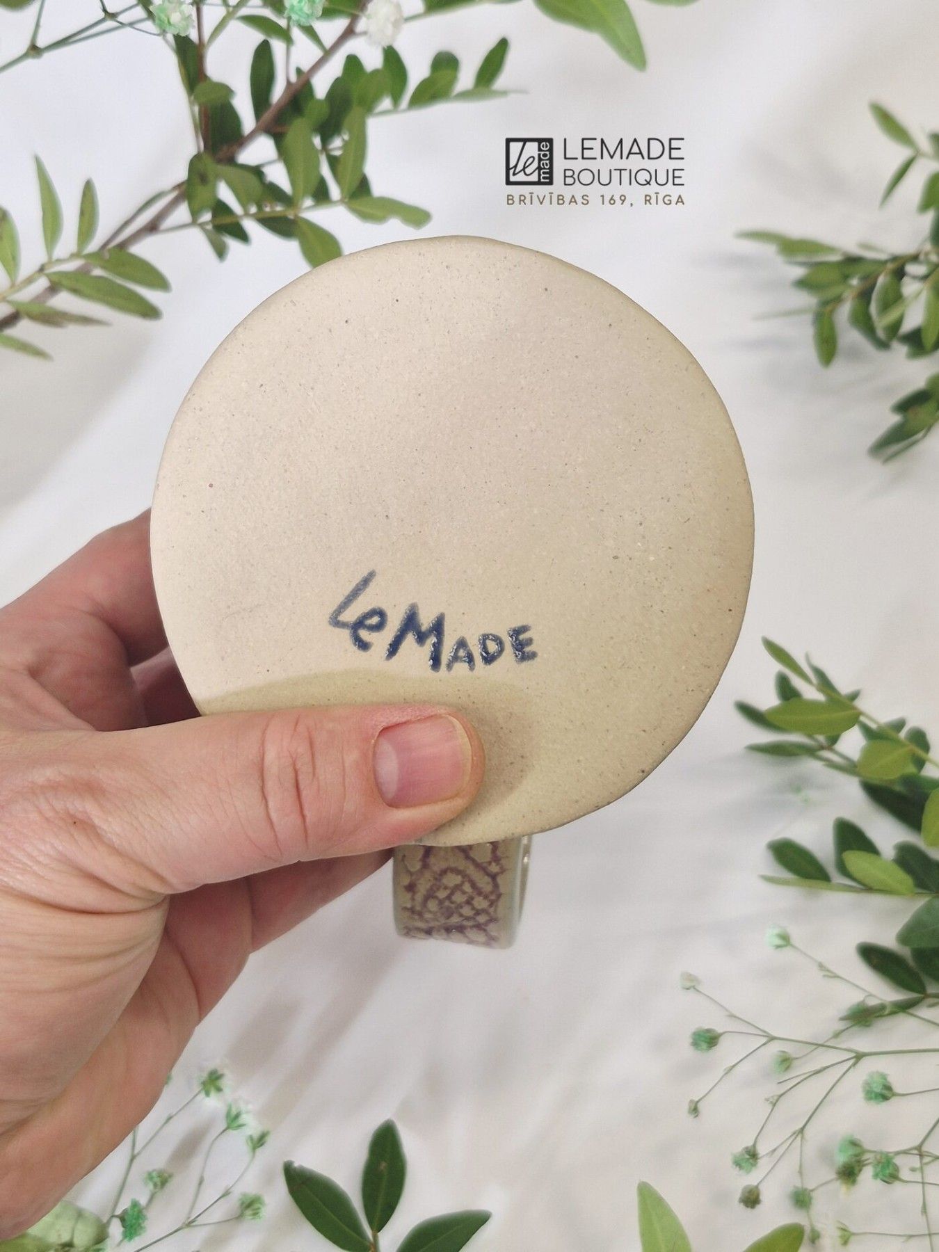 Krūze LeMade, akmensmasa, zilā krāsā — attēls 4