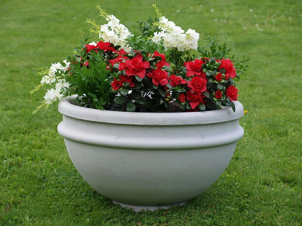 Puķu pods Podi.lv, Ø 55 cm, augstums 33 cm, betons — attēls 2