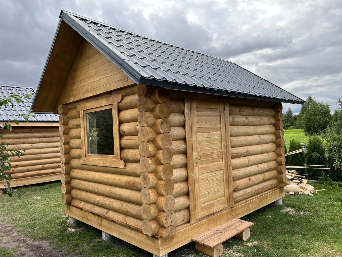 Guļbūves pirts, malkas krāsns, 12 m² — attēls 5