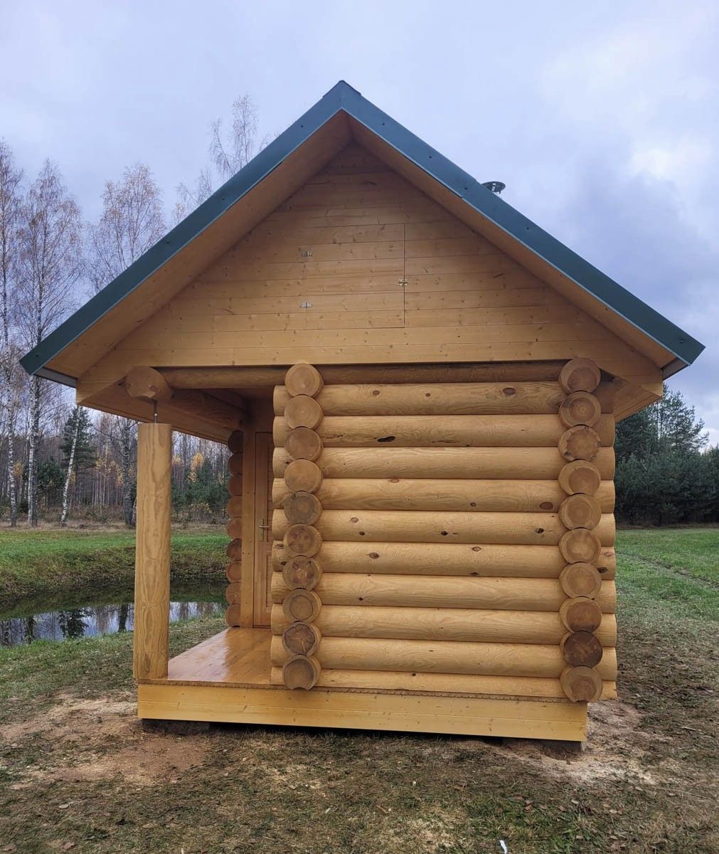 Guļbūves pirts, malkas krāsns, 14 m² — attēls 4